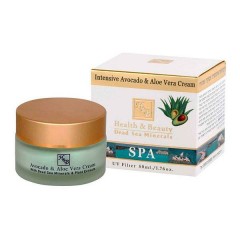 Интенсивный крем с Авокадо и Алоэ Health and Beauty Skin Care Intensive Avocado and Aloe Vera Cream для лица 50 мл.