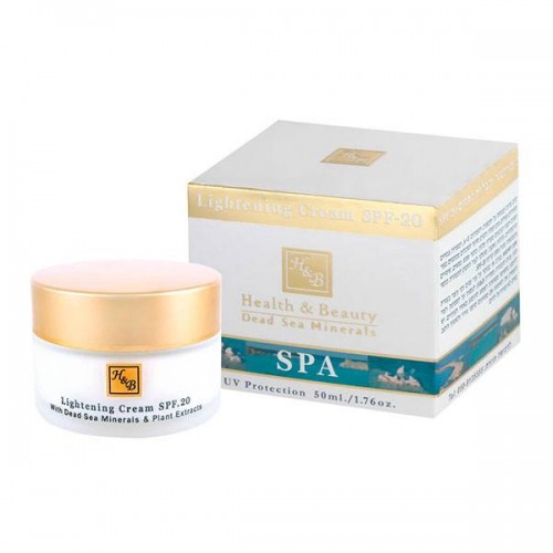 Отбеливающий крем Health and Beauty Skin Care Lightening Cream SPF-20 для лица 50 мл.