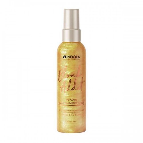 Спрей Indola Blond Addict Care Gold Shimmer Spray для золотого блеска волос 150 мл.  