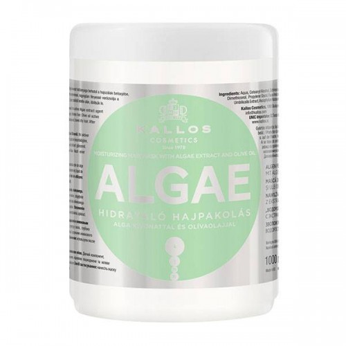 Маска с морскими водорослями Kallos Cosmetics KJMN Algae Moisturizing Hair Mask для сухих волос 1000 мл.