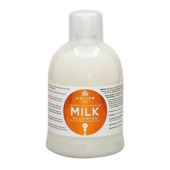 Шампунь с молочными протеинами Kallos Cosmetics KJMN Shampoo with Milk Protein для сухих и поврежденных волос 1000 мл.  
