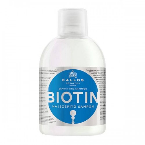 Шампунь с биотином Kallos Cosmetics KJMN Beautifying Shampoo для роста волос 1000 мл.