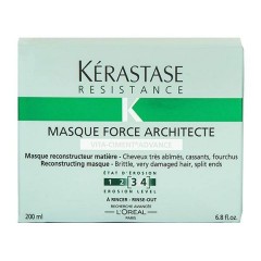 Укрепляющая маска Kerastase Resistance Masque Force Architecte Керастаз Резистенс для поврежденных волос 200 мл.