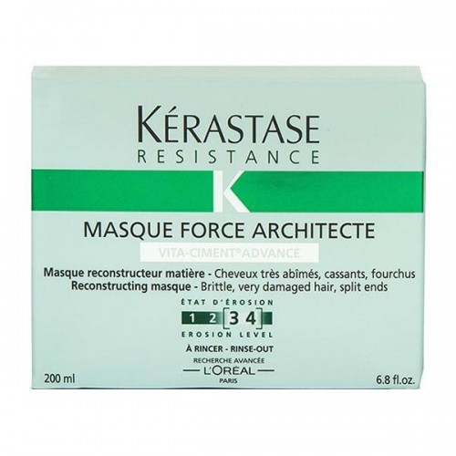 Укрепляющая маска Kerastase Resistance Masque Force Architecte Керастаз Резистенс для поврежденных волос 200 мл. 