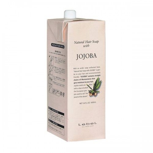 Шампунь с маслом жожоба Lebel Cosmetics Natural Hair Jojoba для сухих натуральных волос 1600 мл. 