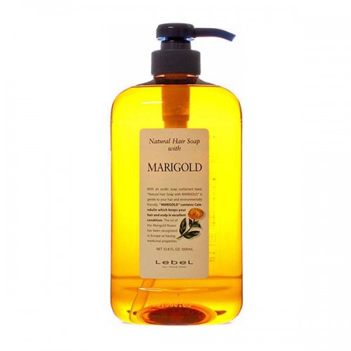 Шампунь с календулой Lebel Cosmetics Natural Hair Marigold для жирной кожи головы 1000 мл. 