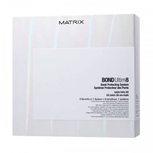 Набор Matrix Bond Ultim8 Protecting System Salon Intro Kit для защиты волос вовремя окрашивания и осветления волос 4 предмета.