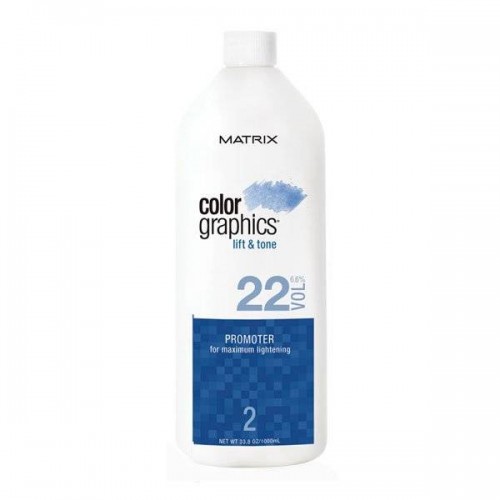 Промоутер 22vol 6.6% Matrix Color Graphics Lift and Tone Promoter For Maximum Lightening для осветления и тонирования волос 946 мл.