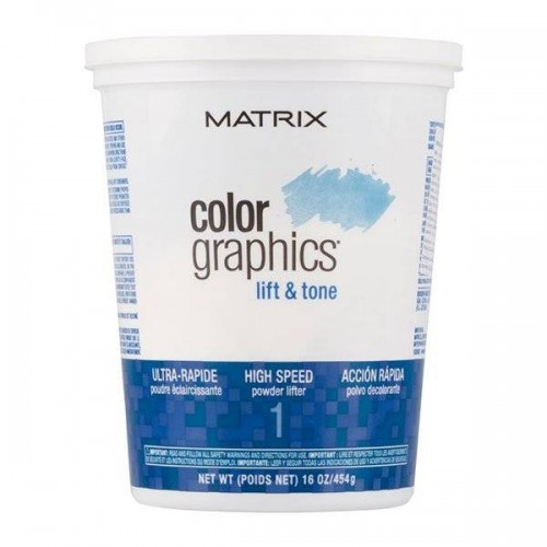 Осветляющая пудра Matrix Color Graphics Lift and Tone High Speed Powder Lifter для окрашивания волос 454 гр.