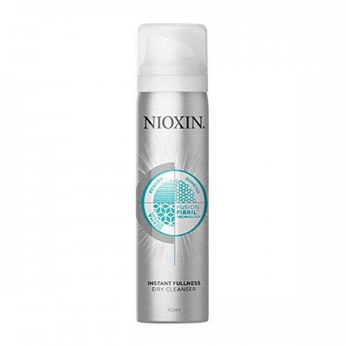 Сухой шампунь Nioxin Instant Fullness Dry Cleanser для мгновенного объема и очищающий шампунь для волос 65 мл.