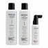 Набор "3-Ступенчатая система" Nioxin Hair System Kit 1 для ухода за тонкими, натуральными волосами 150 мл.+150 мл.+50 мл.