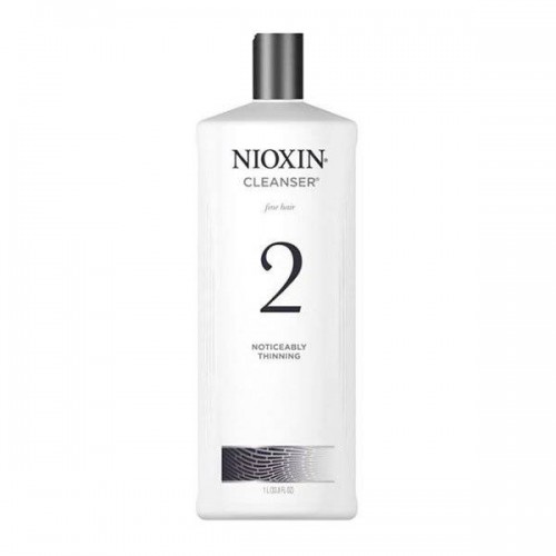 Очищающий шампунь Nioxin System 2 Cleanser Shampoo для тонких натуральных волос 1000 мл.