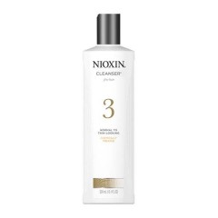 Очищающий шампунь Nioxin System 3 Cleanser Shampoo для тонких и окрашенных волос 300 мл.