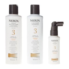 Набор "3-Ступенчатая система" Nioxin Hair System Kit 3 для ухода за тонкими, химически обработанными волосами 150 мл.+150 мл.+50 мл.