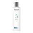Очищающий шампунь Nioxin System 5 Cleanser Shampoo для ухода за химически обработанными или натуральными волосами, от средних до жестких 300 мл.
