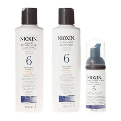 Набор "3-Ступенчатая система" Nioxin Hair System Kit 6 для ухода за волосами от средних до жестких, химически обработанных или натуральных заметно редеющих волос 150 мл.+150 мл.+50 мл.