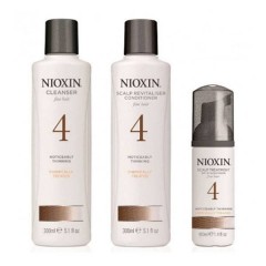 Набор "3-Ступенчатая система" Nioxin Hair System Kit 4 XXL для ухода за тонкими, химически обработанными волосами 300 мл.+300 мл.+100 мл.