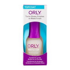 Верхнее покрытие Orly Matte Top для ногтей с матовым эффектом 18 мл.