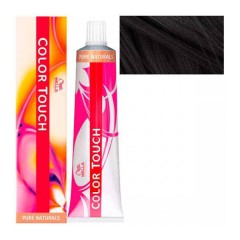 Оттеночная краска 2/0 Wella Professionals Color Touch Pure Naturals для волос 60 мл.