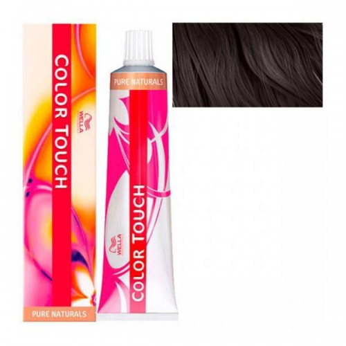 Оттеночная краска 4/0 Wella Professionals Color Touch Pure Naturals для волос 60 мл. 