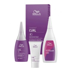 Набор Wella Professionals Curl It Ceratine+ Colored and Sensitized Hair Kit для окрашенных чувствительных волос 30/75/100 мл. 
