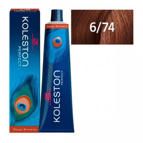 Крем-краска 6/74 Wella Professionals Koleston Perfect Deep Browns для волос 60 мл.