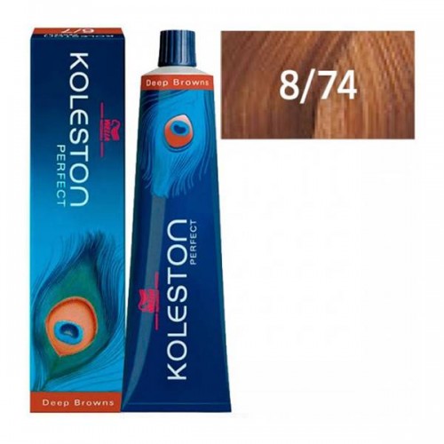 Крем-краска 8/74 Wella Professionals Koleston Perfect Deep Browns для волос 60 мл.