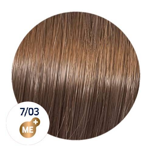 Крем-краска 7/03 Wella Koleston Me+ (Колестон Me+) Perfect Pure Naturals для волос 60 мл.  
