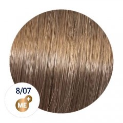 Крем-краска 8/07 Wella Koleston Me+ (Колестон Me+) Perfect Pure Naturals для волос 60 мл.  