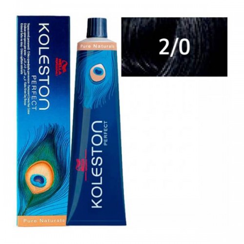 Крем-краска 2/0 Wella Professionals Koleston Perfect Pure Naturals для волос 60 мл.