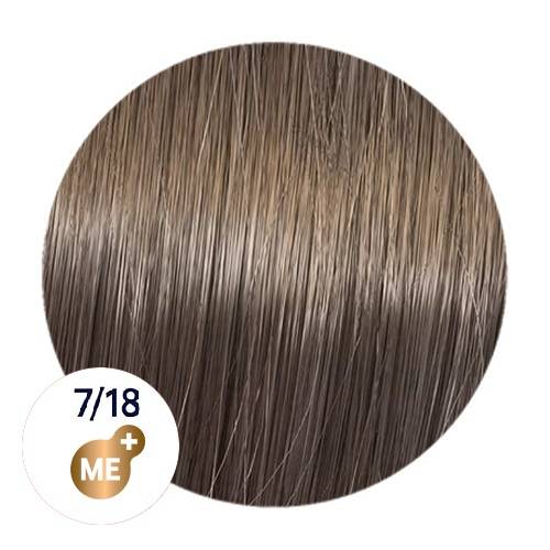 Крем-краска 7/18 Wella Koleston Me+ (Колестон Me+) Perfect Rich Naturals для волос 60 мл.  