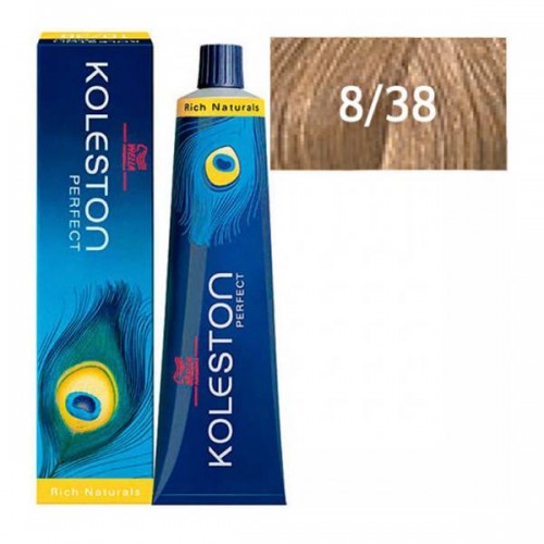 Крем-краска 8/38 Wella Koleston Perfect Rich Naturals для волос 60 мл.