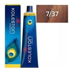 Крем-краска 7/37 Wella Professionals Koleston (Колестон) Perfect Rich Naturals для волос 60 мл.