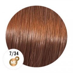 Крем-краска 7/34 Wella Koleston Me+ (Колестон Me+) Perfect Vibrant Reds для волос 60 мл.   