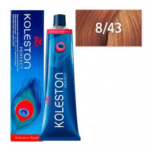 Крем-краска 8/43 Wella Koleston Perfect Vibrant Reds для волос 60 мл. 