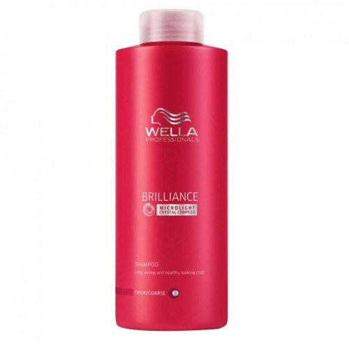 Шампунь Wella Professionals Care Brilliance для окрашенных жестких волос 1000 мл. 