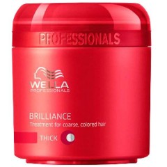 Крем-маска Wella Professionals Care Brilliance для окрашенных жестких волос 150 мл.