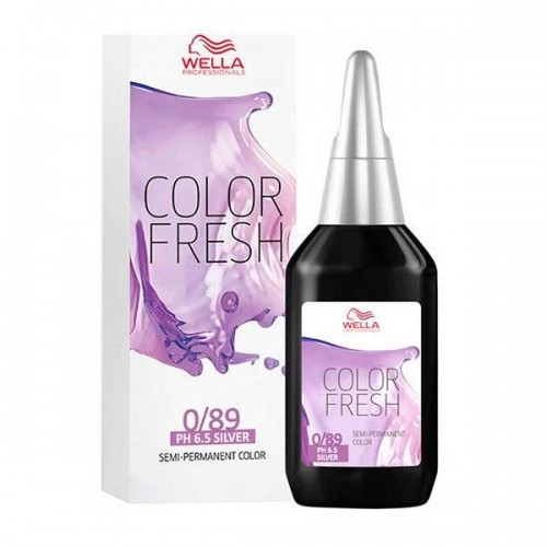 Оттеночная краска 0/89 Wella Professionals Color Fresh pH 6.5 Silver Semi Permanent Color для окрашивания волос 75 мл.