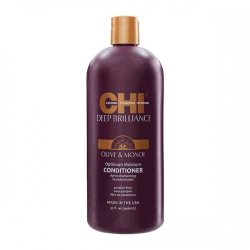 Шампунь CHI Deep Brilliance Olive and Monoi Neutralizing Shampoo для нейтрализации желтизны волос 355 мл.  