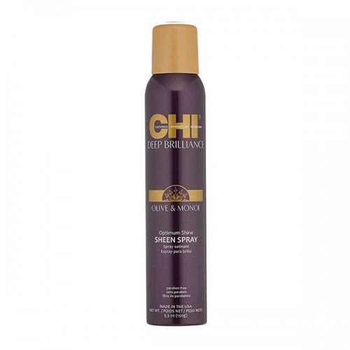 Спрей-блеск CHI Deep Brilliance Olive and Monoi Optimum Shine Sheen Spray для укладки волос 157 мл. 