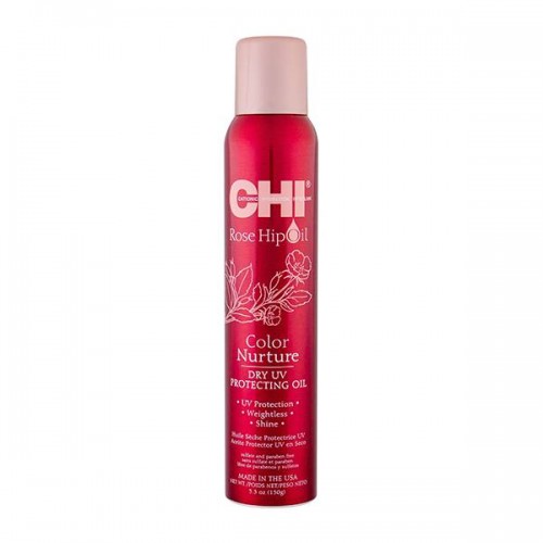 Сухой шампунь CHI Rose Hip Oil Color Nurture Dry UV Protecting Oil для окрашенных волос 150 мл.