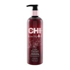Кондиционер с маслом розы и кератином CHI Rose Hip Oil Color Nurture Protecting Conditioner для окрашенных волос 340 мл.