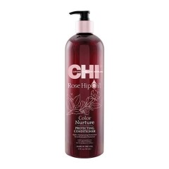 Кондиционер с маслом розы и кератином CHI Rose Hip Oil Color Nurture Protecting Conditioner для окрашенных волос 739 мл.
