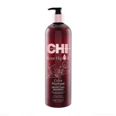 Шампунь с маслом розы и кератином CHI Rose Hip Oil Color Nurture Protecting Shampoo для окрашенных волос 739 мл.