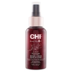 Несмываемый тоник с маслом розы и кератином CHI Rose Hip Oil Color Nurture для окрашенных волос 59 мл. 