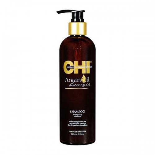 Шампунь с экстрактом масла Арганы и дерева Маринга CHI Argan Oil Shampoo для поврежденных волос 340 мл.