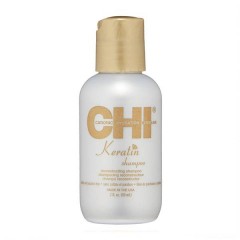 Шампунь кератиновый CHI Keratin Shampoo для восстановления поврежденных волос 59 мл. 