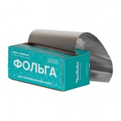 Фольга (в коробке) 16 мкр серебро 12 см х 100 м Чистовье для парикмахерских работ 1 шт. 