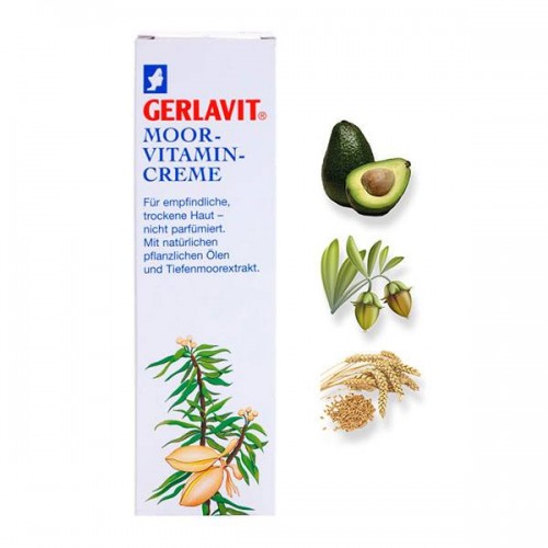 Витаминный крем Gehwol Gerlavit Moor Vitamin Creme для сухой и чувствительной кожи лица и рук 75 мл.