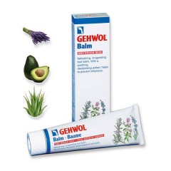 Тонизирующий бальзам Авокадо Gehwol Balm Dry Rough Skin для сухой кожи ног 75 мл.